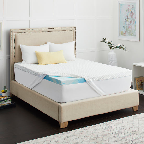Sealy 2" CoolGel Memory Foam Mattress Topper with Cover
