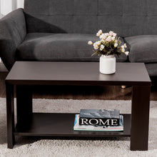 Costway Coffee Table Rectangular Cocktail Table Living Room Furniture
