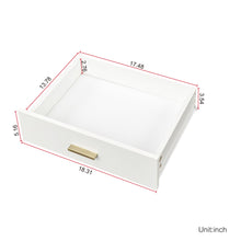 UBesGoo Vanity Table Set with Lighted Mirror, Makeup Table with Drawers, Dressing Vanity Tables, Dresser Desk for Girls, Women, White