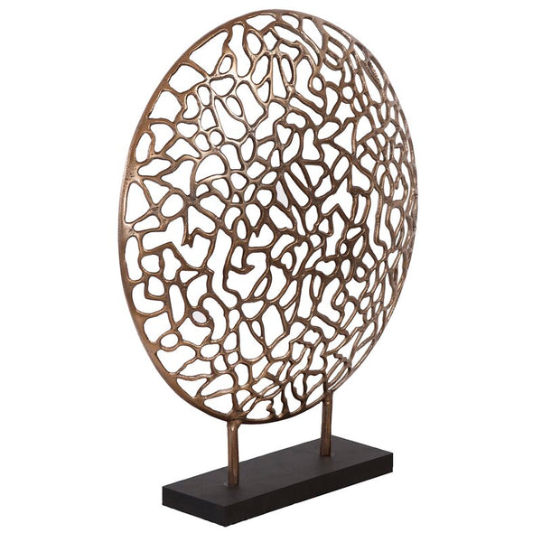 Brehm Aluminum Branch Disk Sculpture