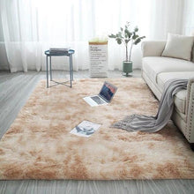 Grey Carpet Tie Dye Plush Carpets