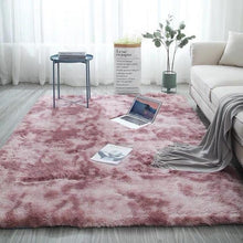 Grey Carpet Tie Dye Plush Carpets