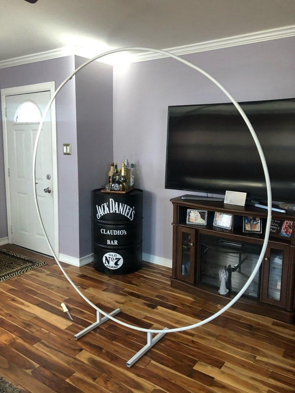 Wrought Iron Wedding Round Arch Stand Decoration